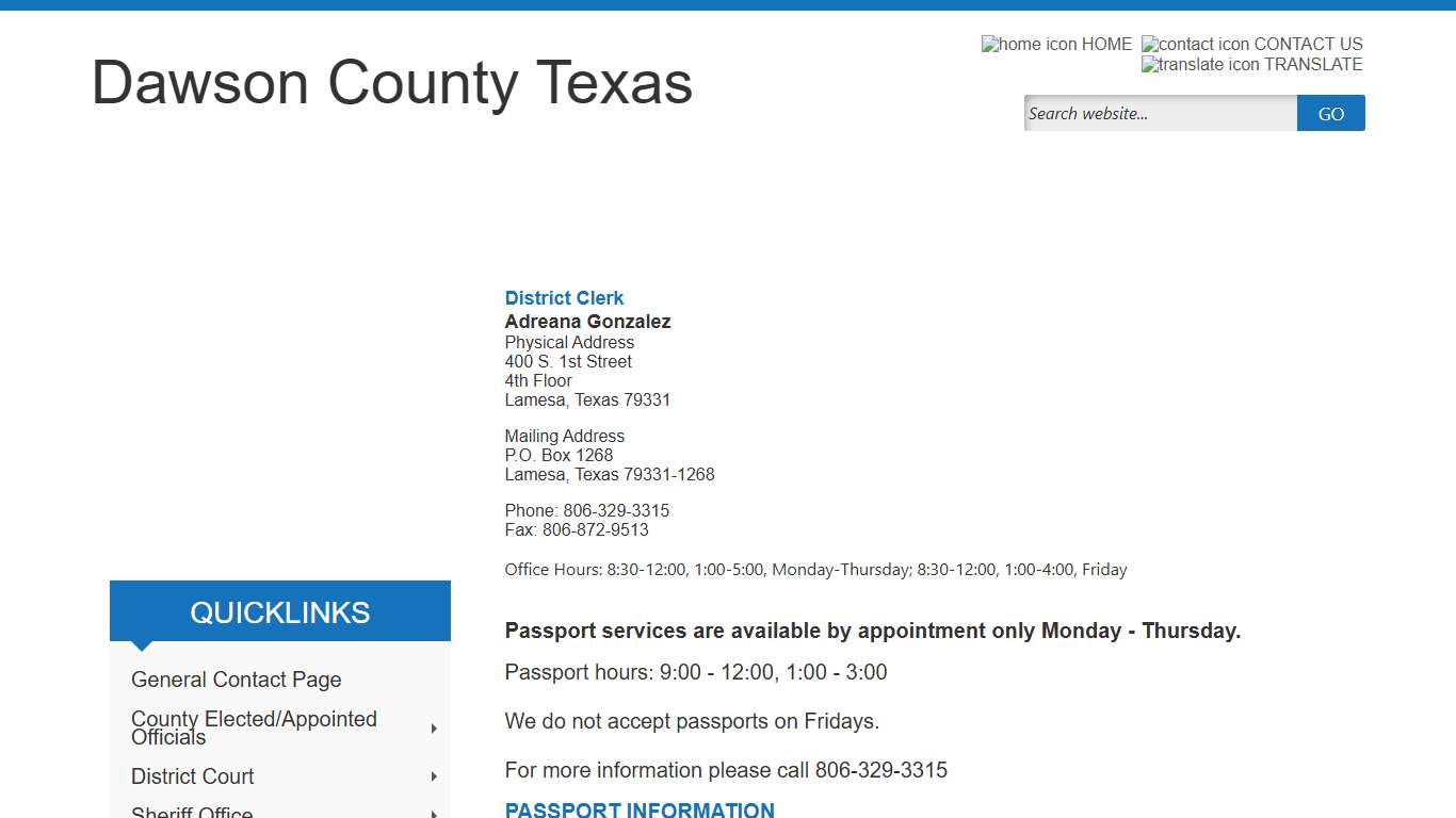 Dawson County, Texas